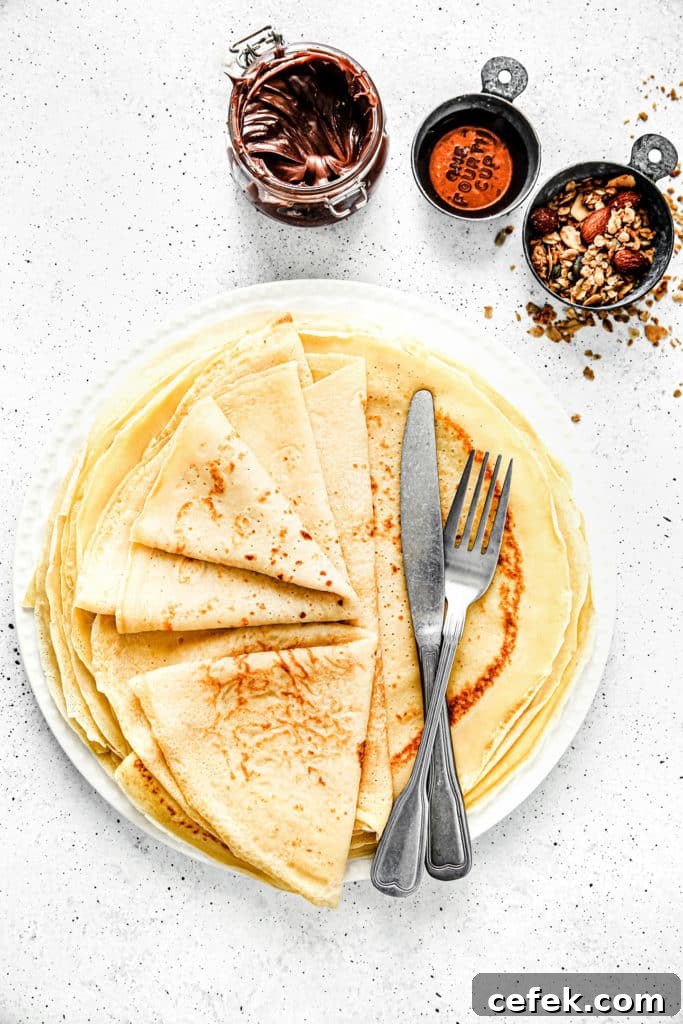 Pâte à crêpes classique facile et sans repos