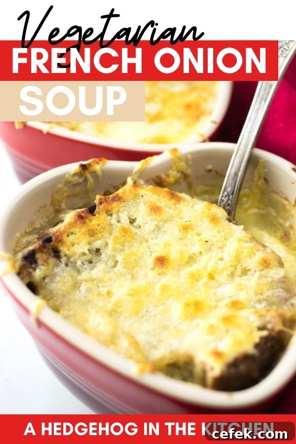 Vegetarian French Onion Soup