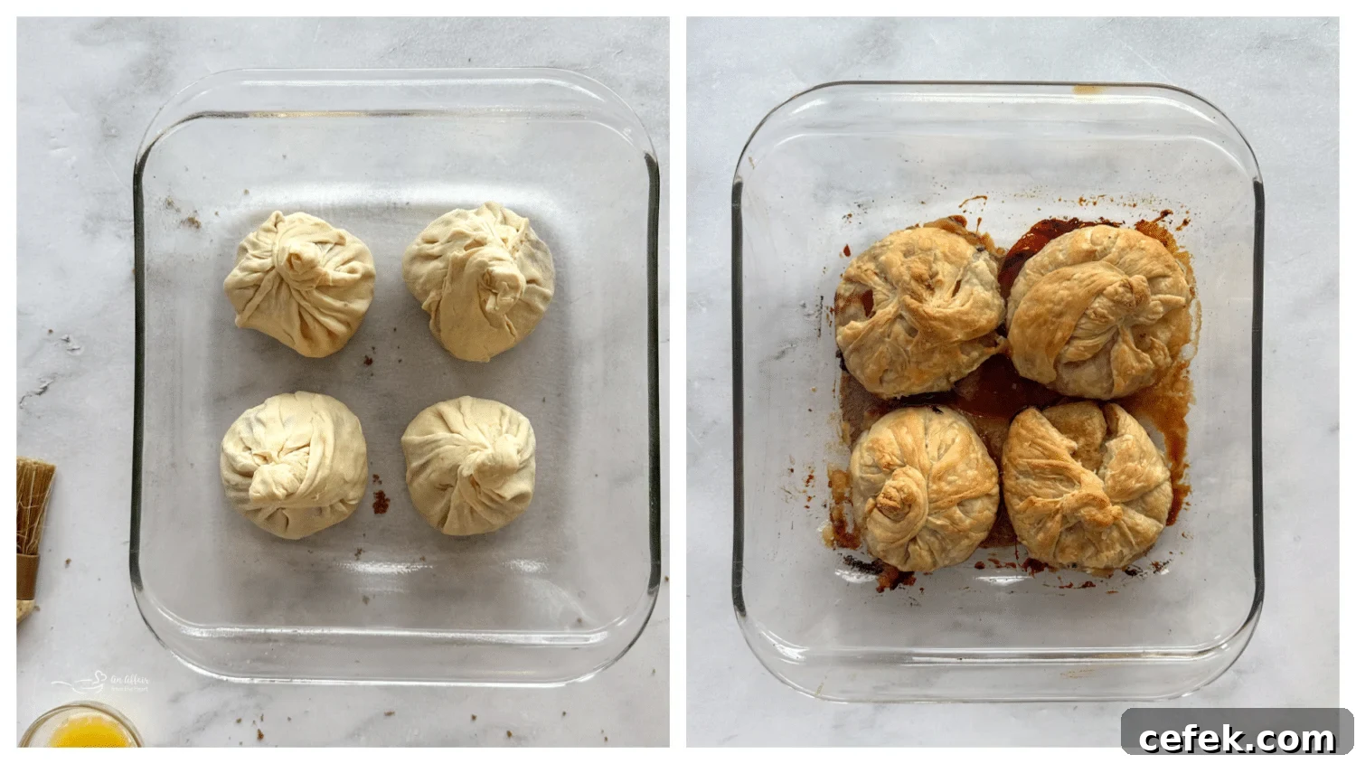 Golden dumplings