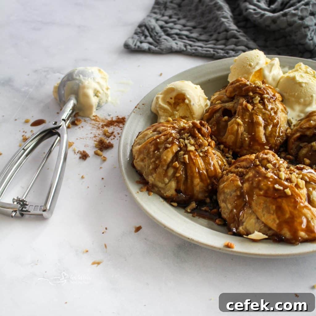 Baked apple dumplings