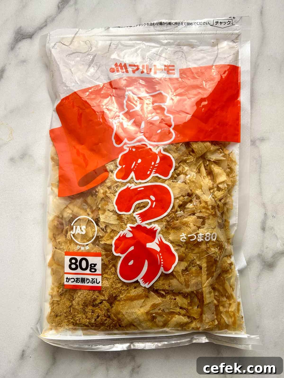 bag of dried bonito flakes