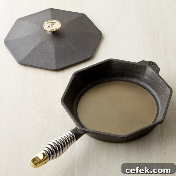 Finex cast iron skillet