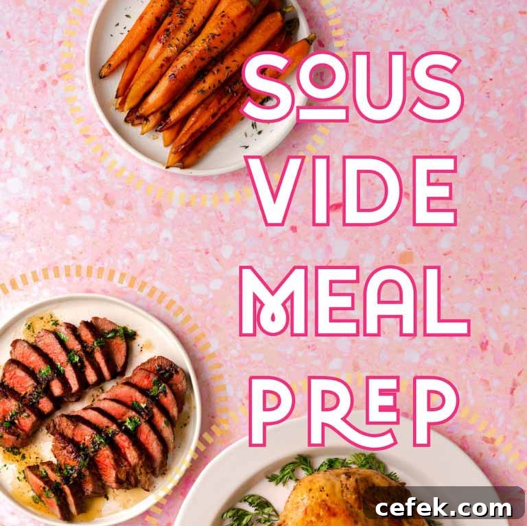 Sous Vide Meal Prep cookbook