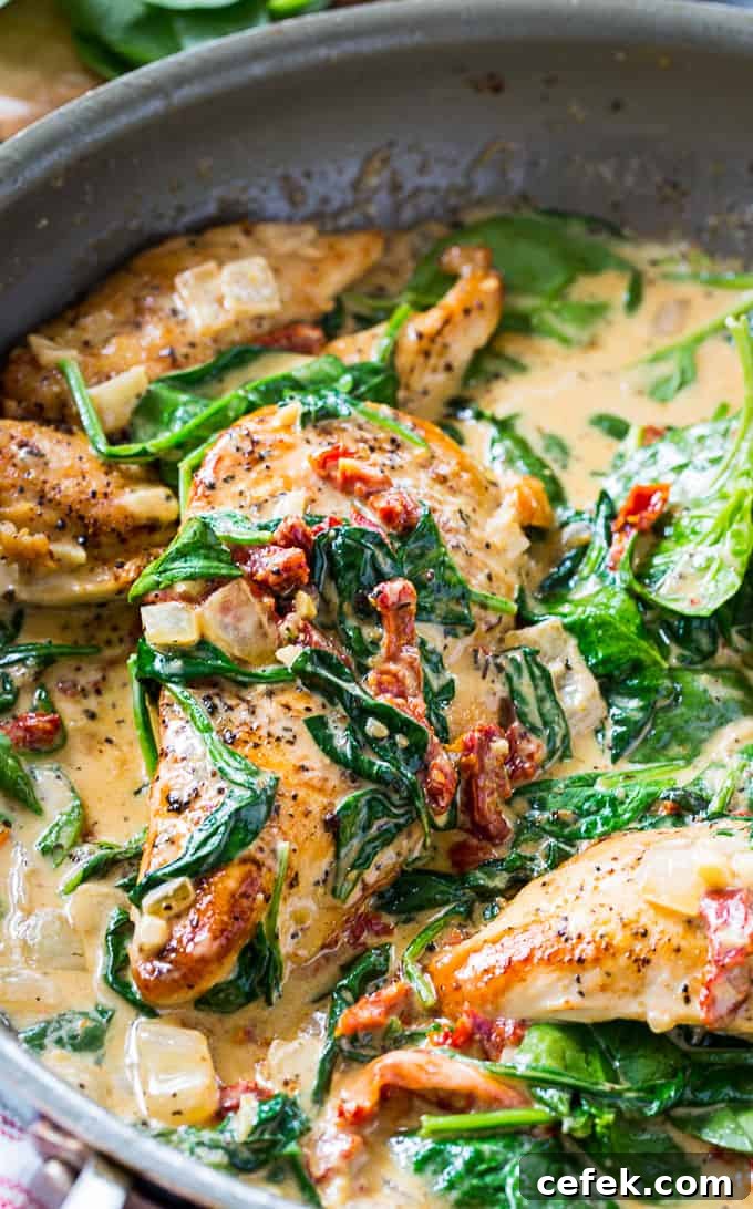 Low Carb Creamy Tuscan Chicken