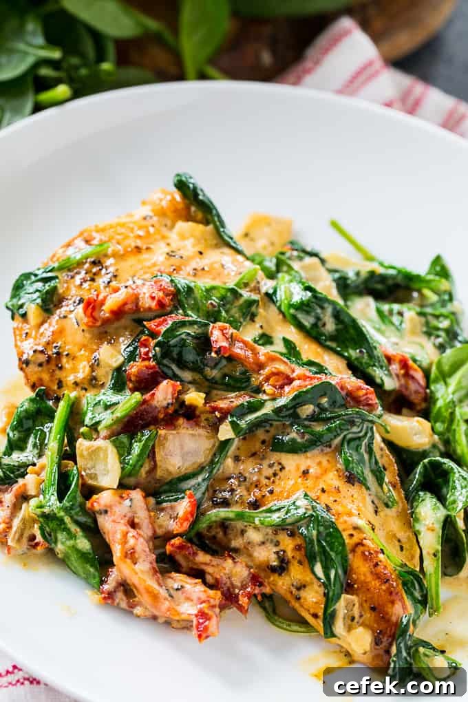 Low Carb Creamy Tuscan Chicken