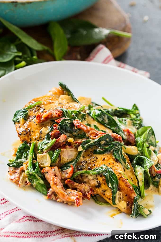 Low Carb Creamy Tuscan Chicken
