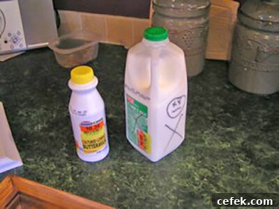 Here's how I made homemade buttermilk starting with markdown buttermilk in the grocery store.