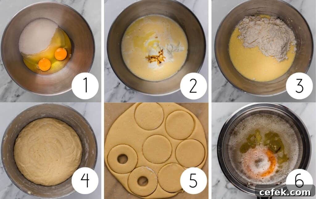 30-Minute Gluten Free Donuts (Fried, Bakery Style) instructions and step by step photos