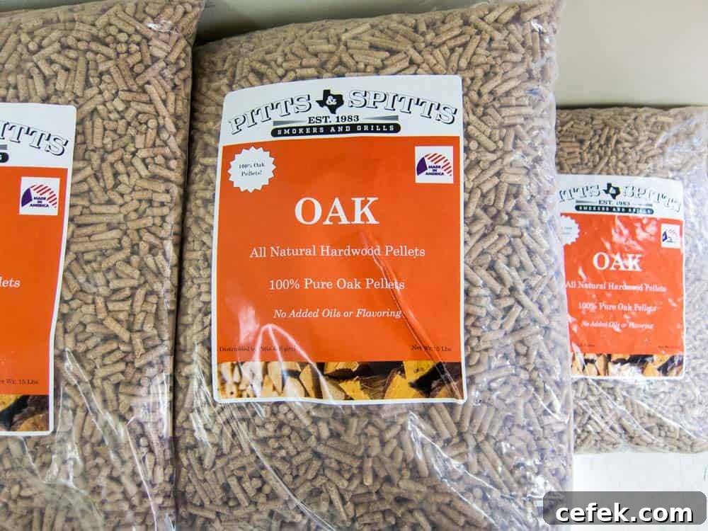 oak smoker pellets