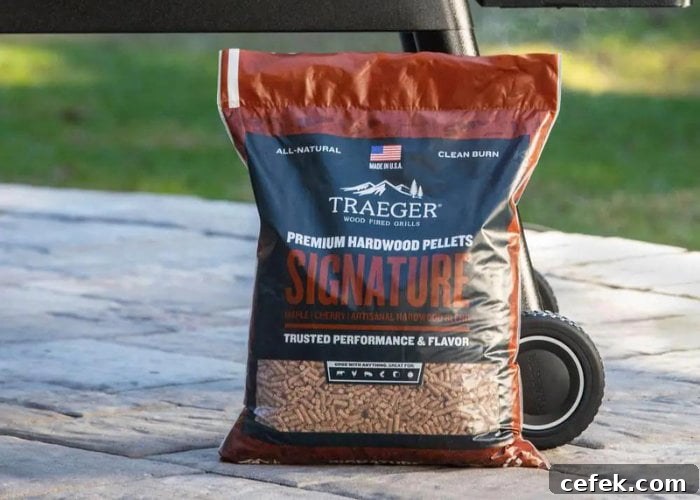traeger signature blend wood pellets