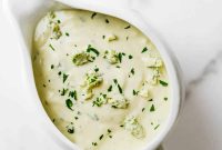 Homemade Chunky Blue Cheese Dressing for Wings and Salads