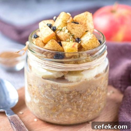 Apple Cinnamon Overnight Oats featured image