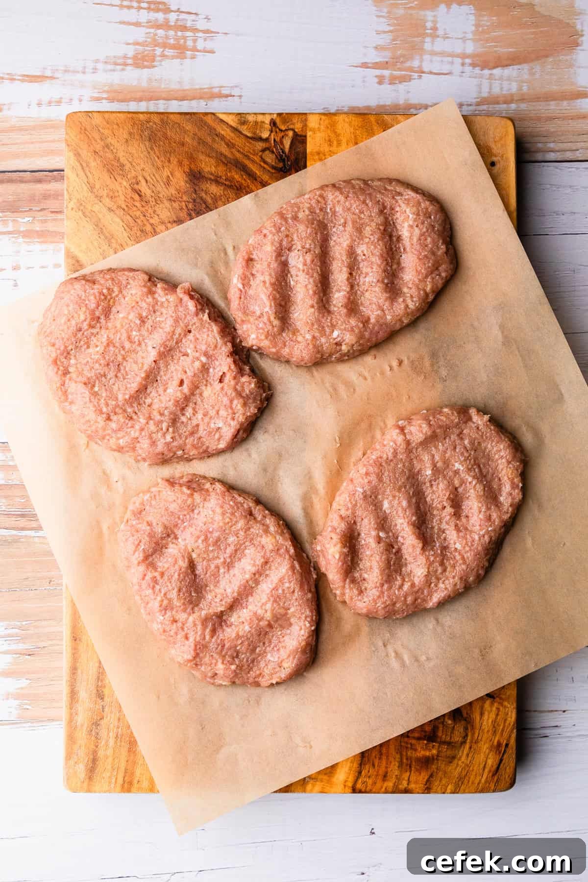 Ground Turkey Salisbury Steak with Mushroom Gravy 5 Four ground turkey patties to make salisbury steaks.