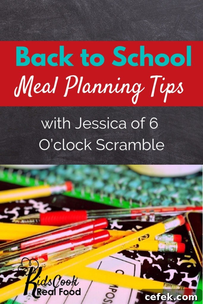 Back to School Meal Planning Tips