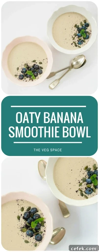 Oaty Banana Smoothie Bowl
