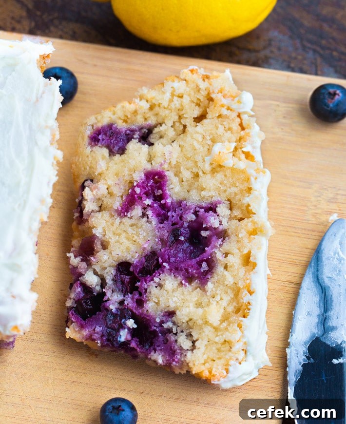 Vegan Blueberry Bread Breakfast