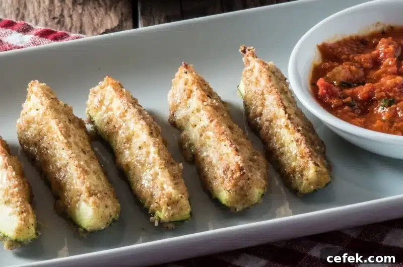 Oven-Baked Zucchini Parmesan Garlic Fries: Crispy Low-Carb Snack 9 Zucchini Parmesan Garlic Fries – Oven Baked