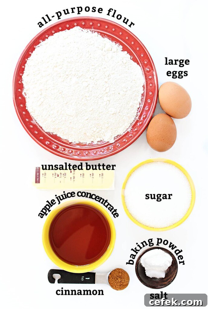 Biscotti dough ingredients on a table.