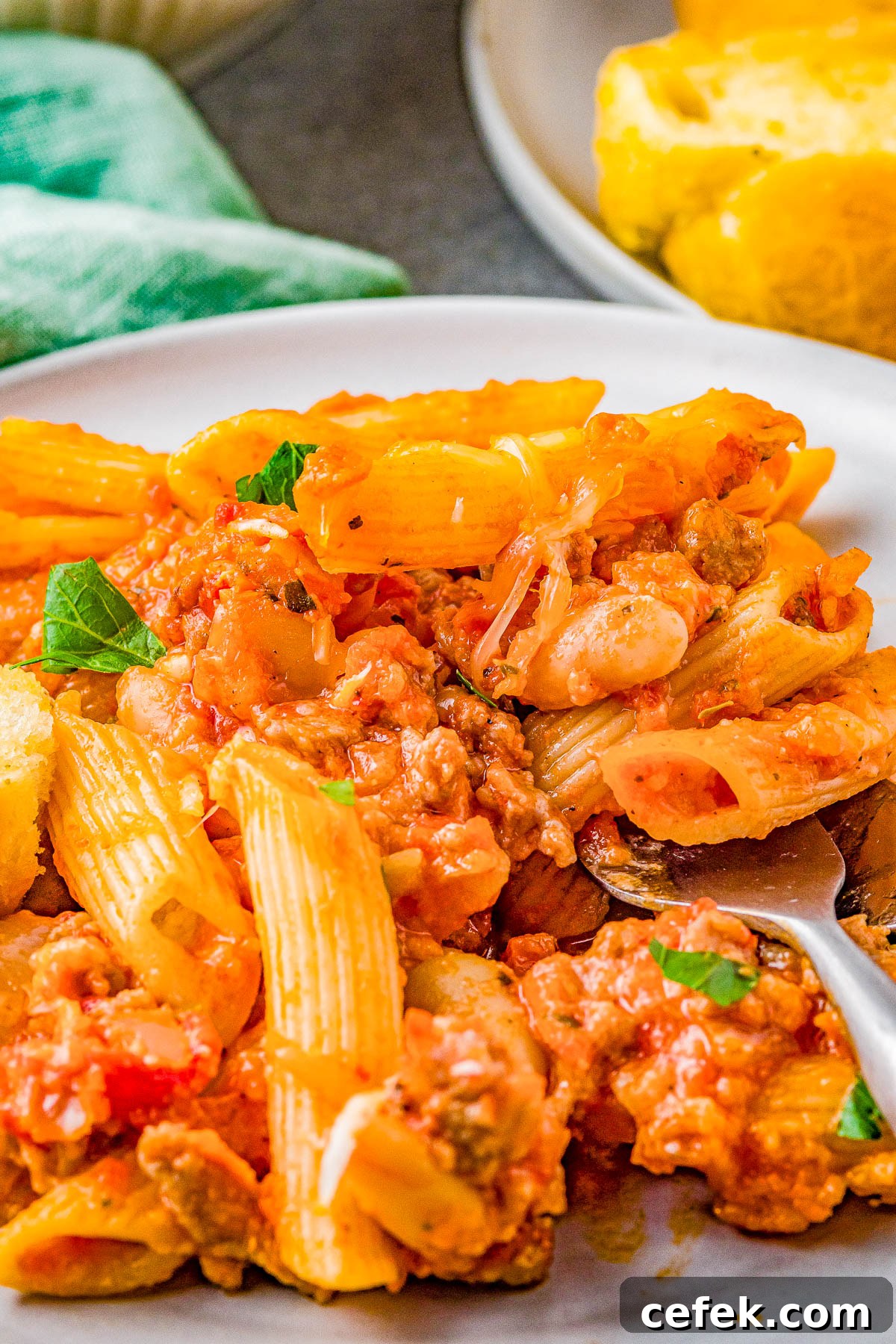 Baked Pasta e Fagioli Casserole: Cheesy Italian Bean Pasta 6 Pasta e Fagioli al Forno
