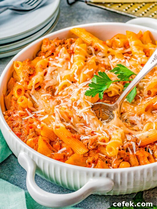 Baked Pasta e Fagioli Casserole: Cheesy Italian Bean Pasta 12 Pasta e Fagioli al Forno