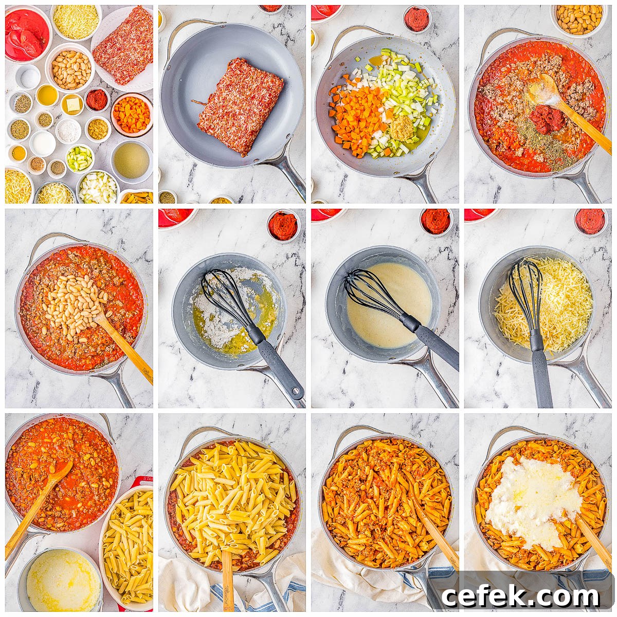 Baked Pasta e Fagioli Casserole: Cheesy Italian Bean Pasta 4 Pasta e Fagioli al Forno