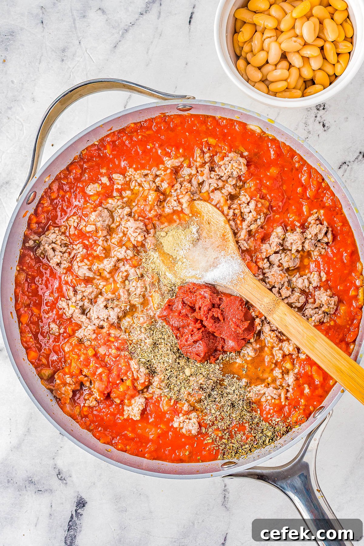 Baked Pasta e Fagioli Casserole: Cheesy Italian Bean Pasta 5 Pasta e Fagioli al Forno