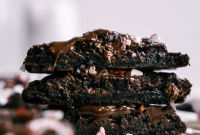 Chewy Double Chocolate Peppermint Cookies Recipe
