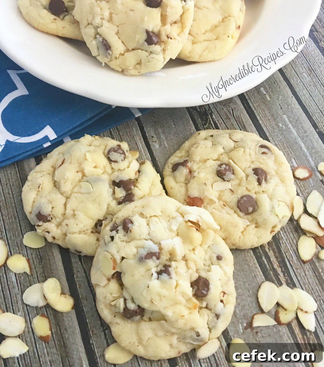 Chewy Almond Joy Cookies with Coconut, Chocolate and Almonds 4 almond3