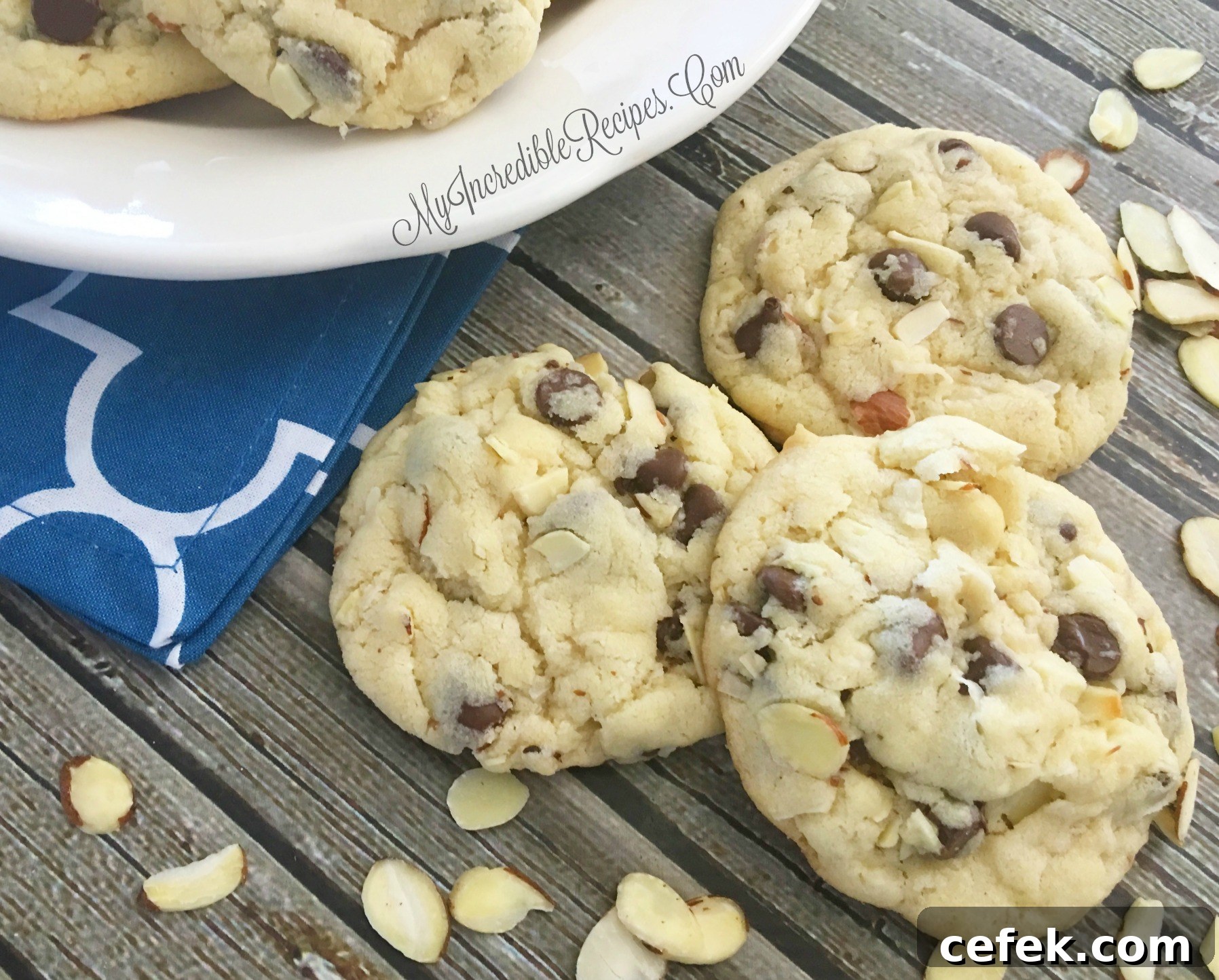Chewy Almond Joy Cookies with Coconut, Chocolate and Almonds 5 almond2