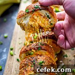 Buffalo Chicken Dip Stuffed Bread thumbnail