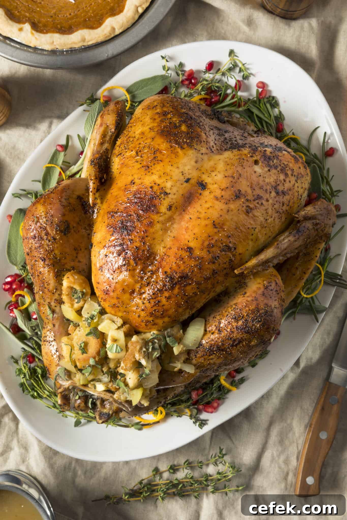 How to Roast a Juicy Turkey: Complete Guide 7 Finished turkey from the convection oven.