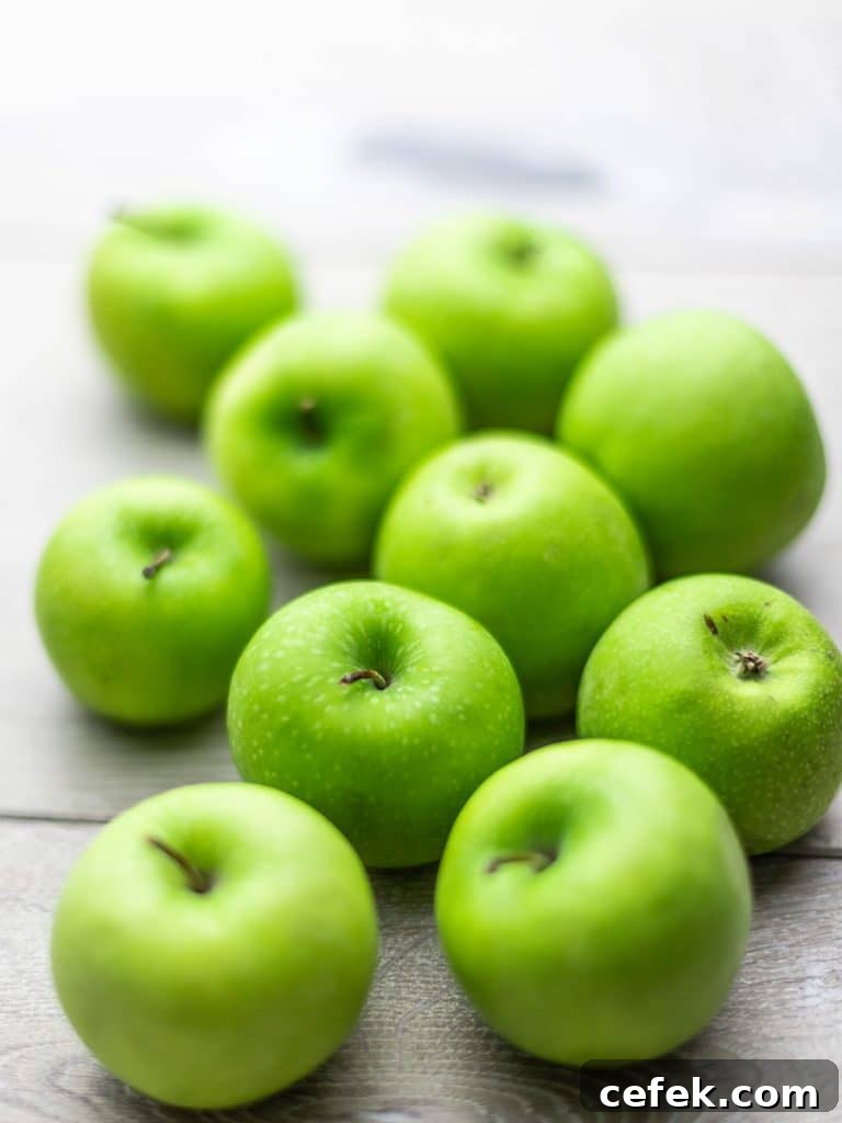 Oven-Baked Cinnamon Apples Recipe 4 green granny smith apples
