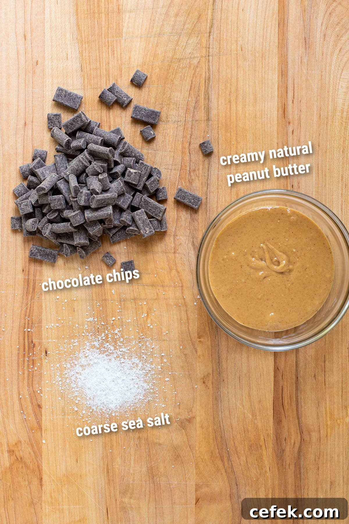 No-Bake 2-Ingredient Peanut Butter Cups 3 Ingredients in homemade peanut butter cups.