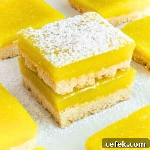 Tangy Vegan Lemon Bars with Shortbread Crust 14 vegan lemon bars with powdered sugar