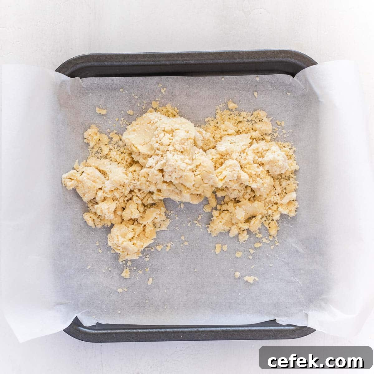 Tangy Vegan Lemon Bars with Shortbread Crust 8 pie crust in the baking tray