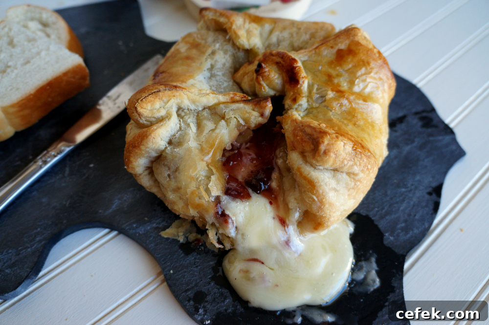 Baked Brie with Cranberry and Jalapeno 2 cranberry jalapeno baked brie | The Baking Fairy