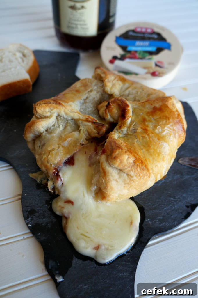 Baked Brie with Cranberry and Jalapeno 4 cranberry jalapeno baked brie | The Baking Fairy