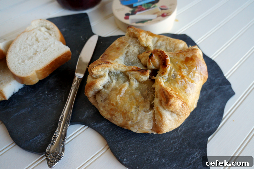 Baked Brie with Cranberry and Jalapeno 5 cranberry jalapeno baked brie | The Baking Fairy