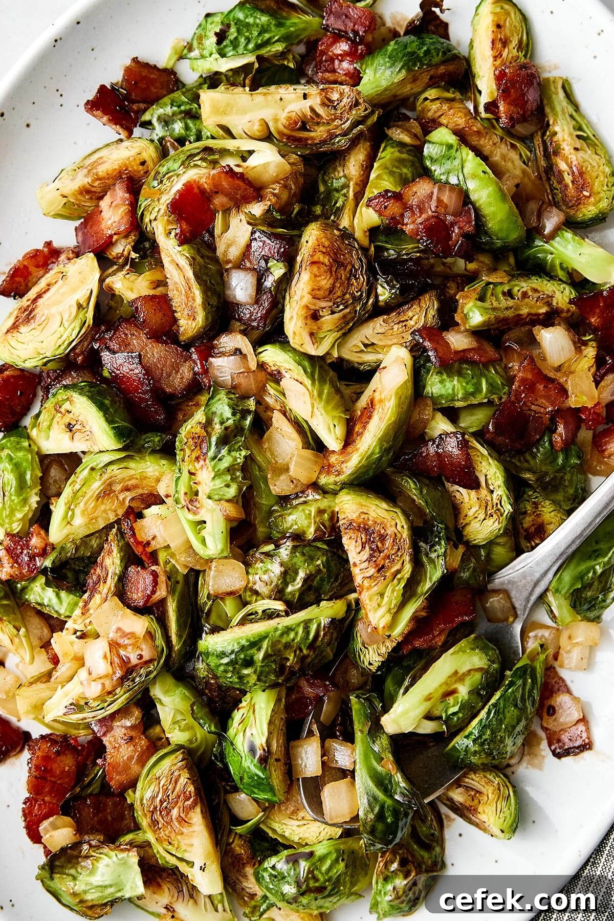 Gluten-Free Thanksgiving Menu: Recipes for a Festive Feast 14 Balsamic bacon Brussels sprouts.