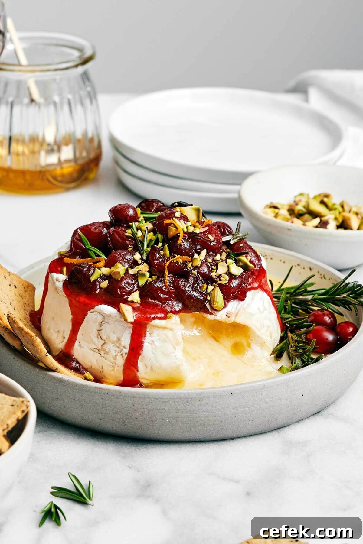 Gluten-Free Thanksgiving Menu: Recipes for a Festive Feast 18 A plate of baked brie.