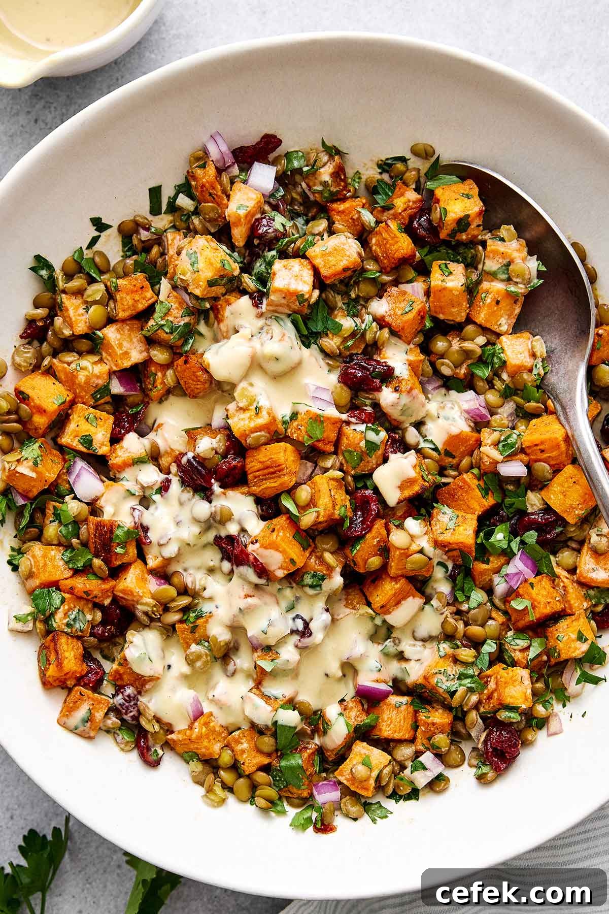 Gluten-Free Thanksgiving Menu: Recipes for a Festive Feast 19 Roasted sweet potato salad for fall and holiday dinners.