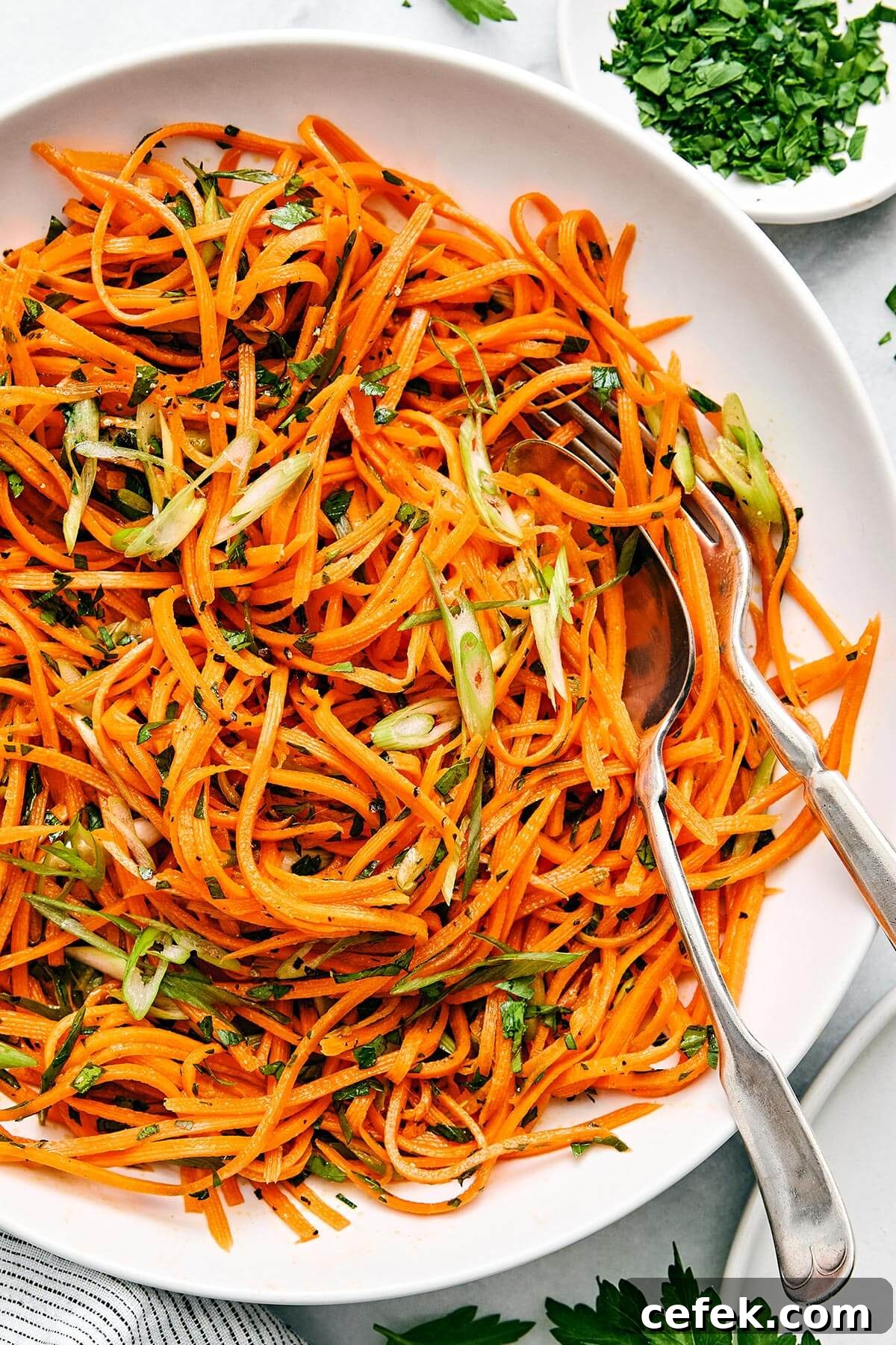 Gluten-Free Thanksgiving Menu: Recipes for a Festive Feast 21 A bowl of French carrot salad.